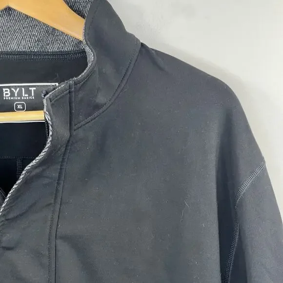 BYLT Black Elite Fairway Pullover Jacket Size XL Performance Golf